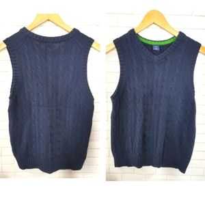 Gap Boys Navy Cable Knit Vest
